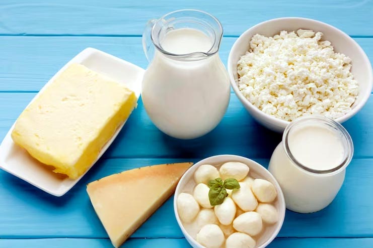 Low fat dairy foods