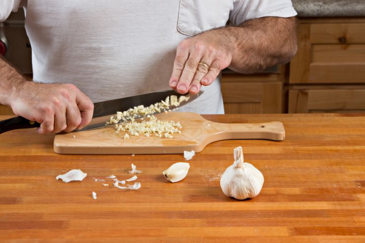 Eat garlic or take garlic extract supplements