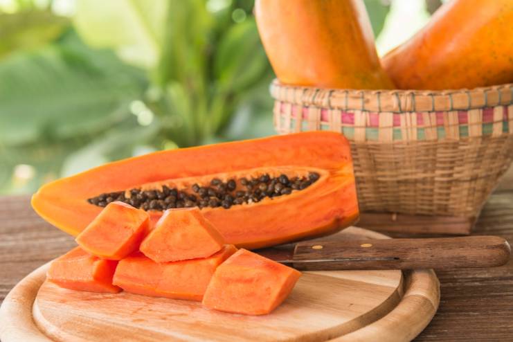 Nutritional values of Papaya