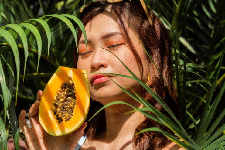 Papaya and Skin and healing