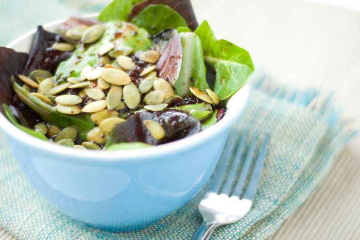 Pumpkin seed salad