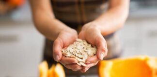 గుమ్మడికాయ గింజలలొ పోషక విలువలు, అరోగ్య ప్రయోజనాలు - Pumpkin seeds: Nutritional values and Amazing Health benefits Pumpkin seeds benefits