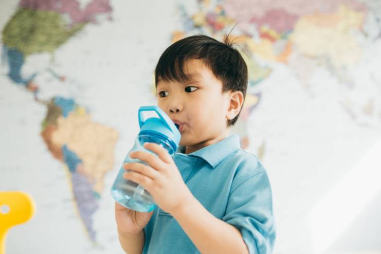 Teach your child to consume water regularly