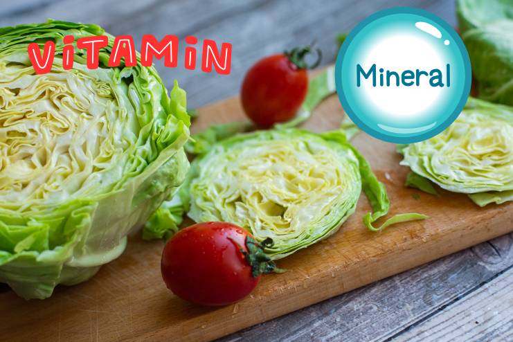 Iceberg lettuce Vitamins and Minerals