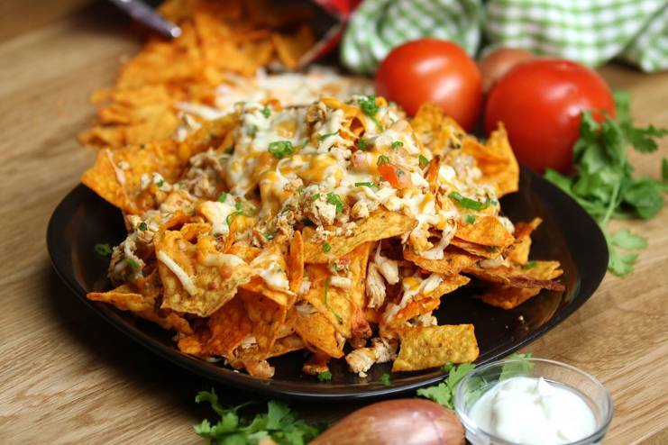 Mediterranean nachos