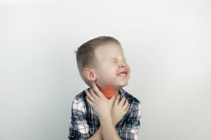 Sore throat in children