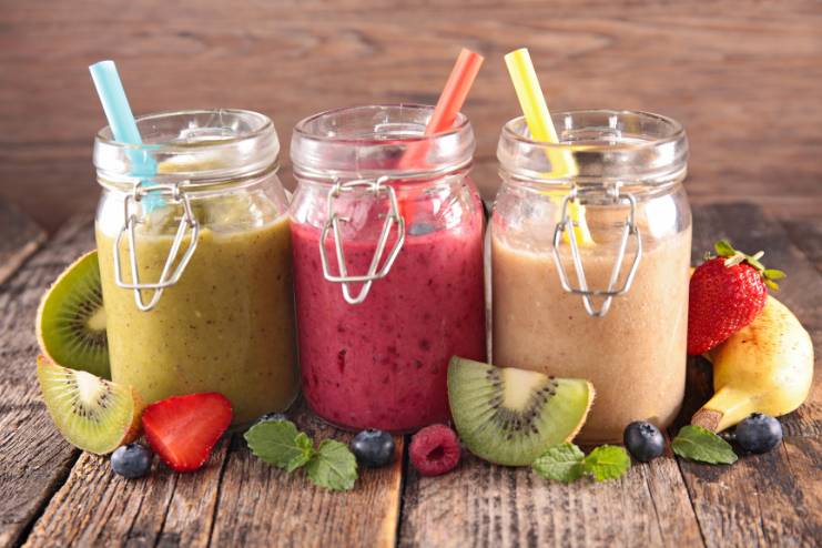 Summer fruit smoothie