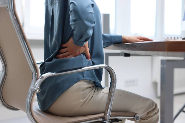 Symptoms of back pain