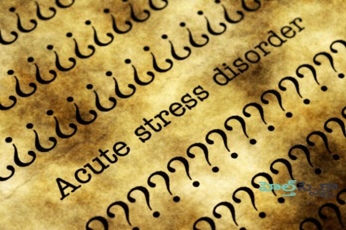 Acute stress disorder_ Symptoms, Causes, Diagnosis, Treatment