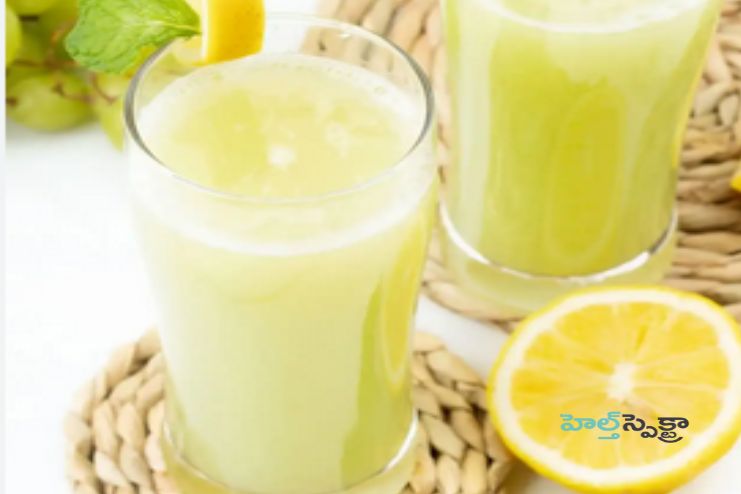 Grape juice with lemon