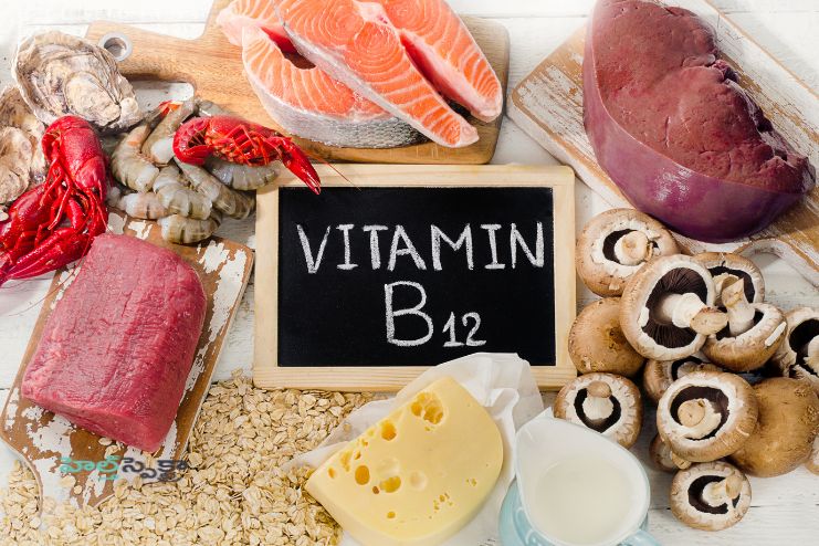 Folate and vitamin B12 food
