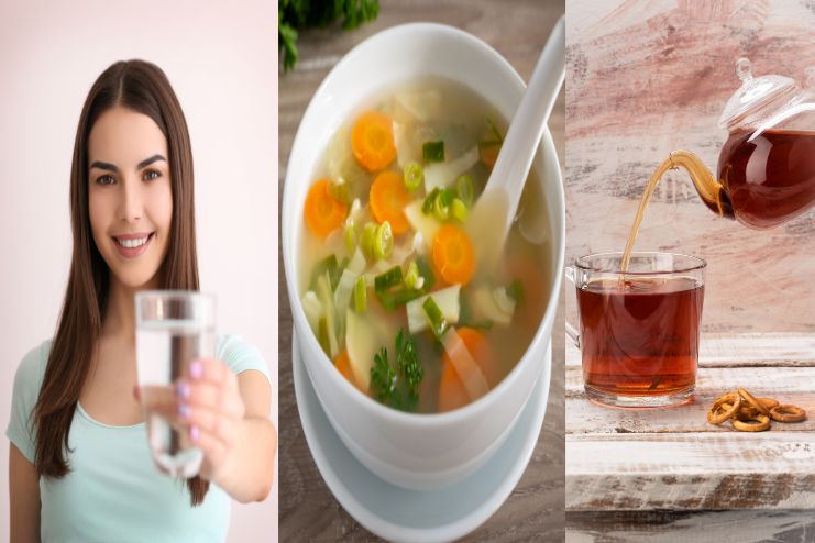 Hydrate with Warm Liquids