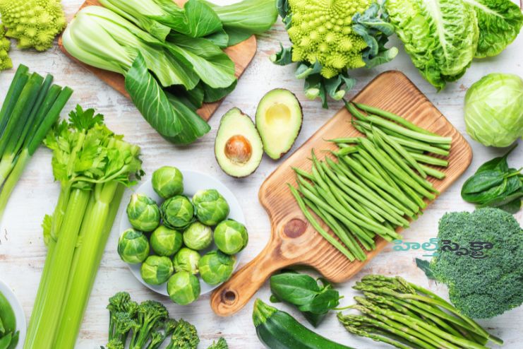 Leafy green vegetables