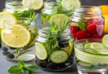 బెల్లీ ఫ్యాట్ కరిగించే 8 రుచికరమైన వాటర్ డిటాక్స్ డ్రింక్స్ Detox Water Recipes for Belly Fat