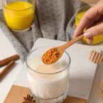 Making turmeric milk