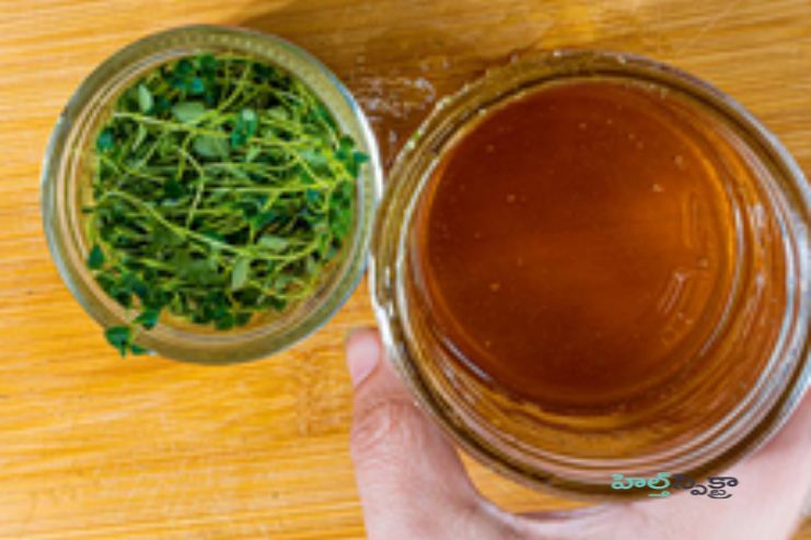 Thyme and honey infusion