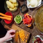 Vegetable soup making