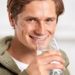 drinking clean water