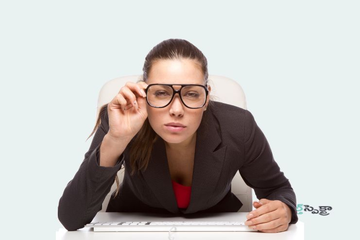 Check the lighting and reduce glare