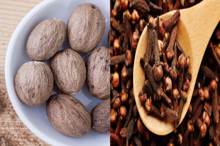 Difference between clove and nutmeg