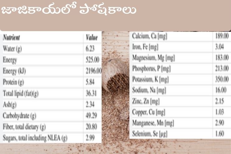Nutrition Facts of Nutmeg