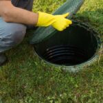 Close septic tanks and manholes