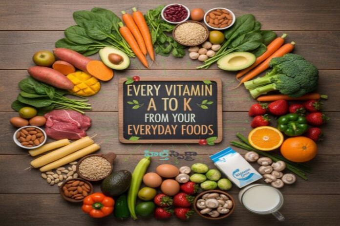 Every Vitamin A to K from Your Everyday Foods 2