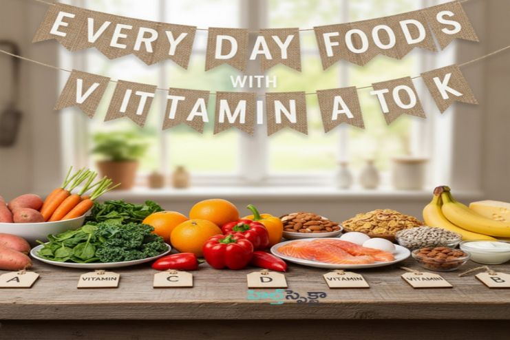 Every Vitamin A to K from Your Everyday Foods