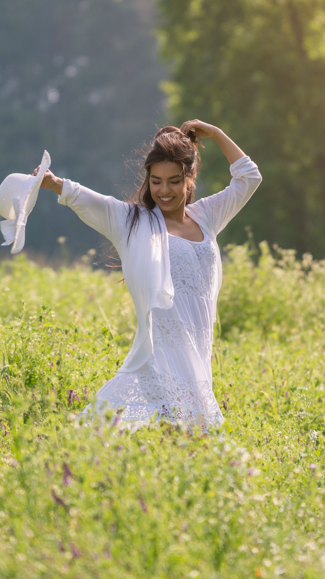 enjoying nature