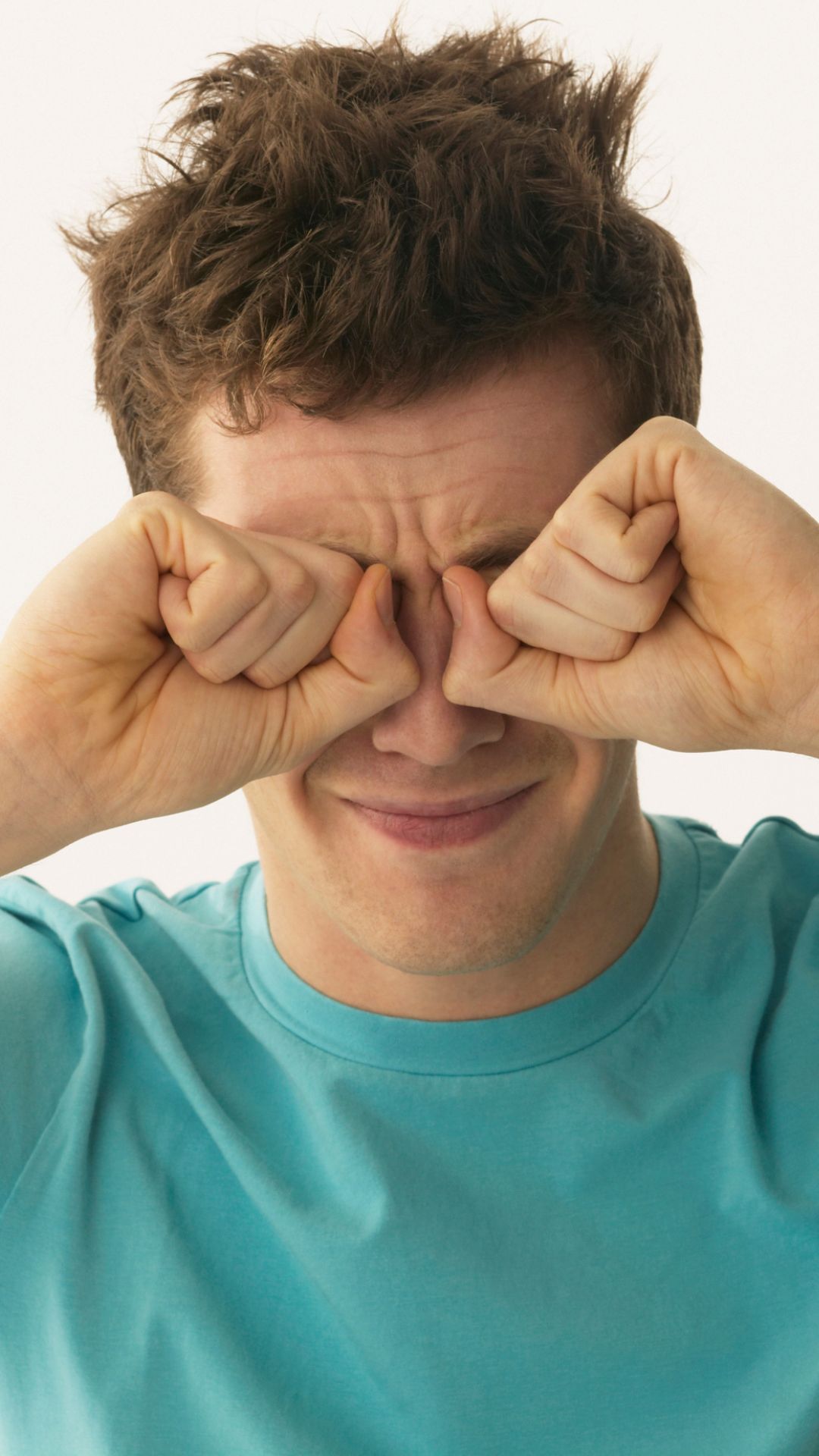 Avoid rubbing your eyes