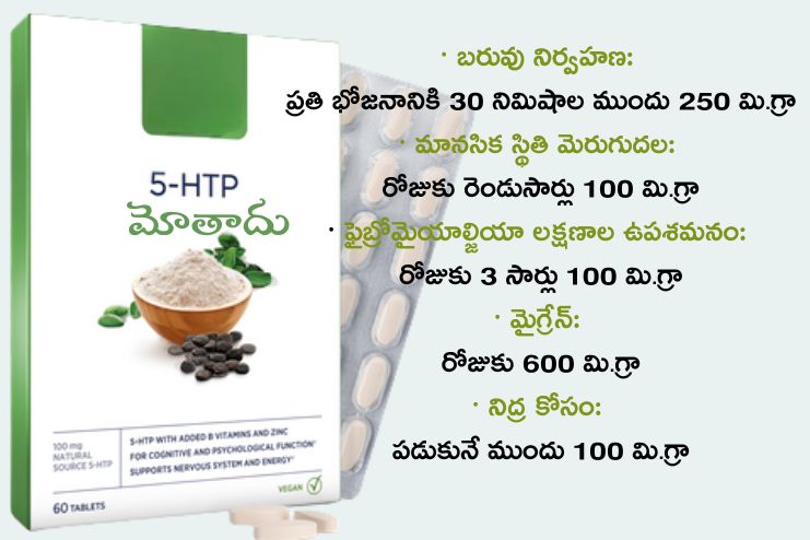 Dosage and supplement instructions