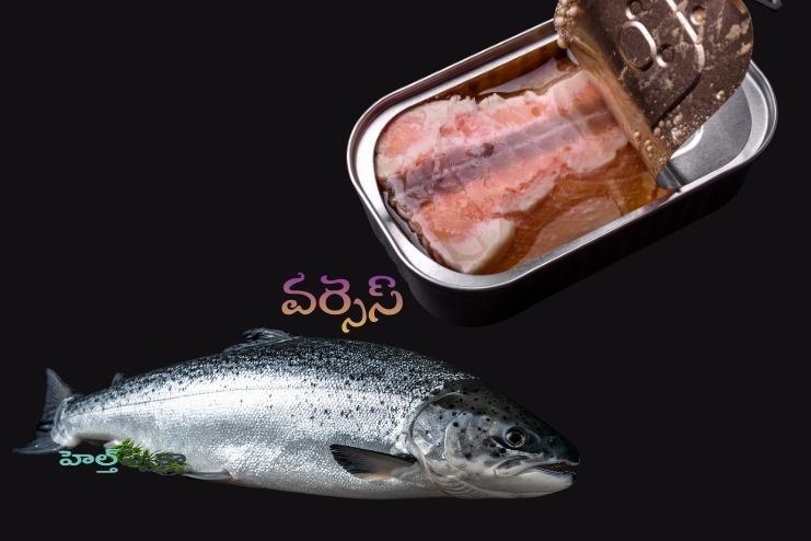 తాజా సాల్మన్ vs. క్యాన్డ్ సాల్మన్: ఒమేగా-3 లకు ఏది ఉత్తమం? - <span class='sndtitle'></img>Fresh vs. Canned Salmon: Which Has More Omega-3s? </span>