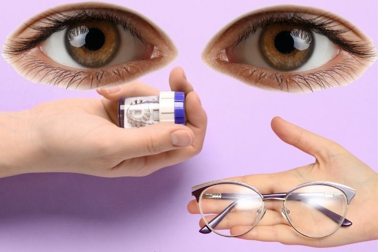 Keep hands and lenses clean