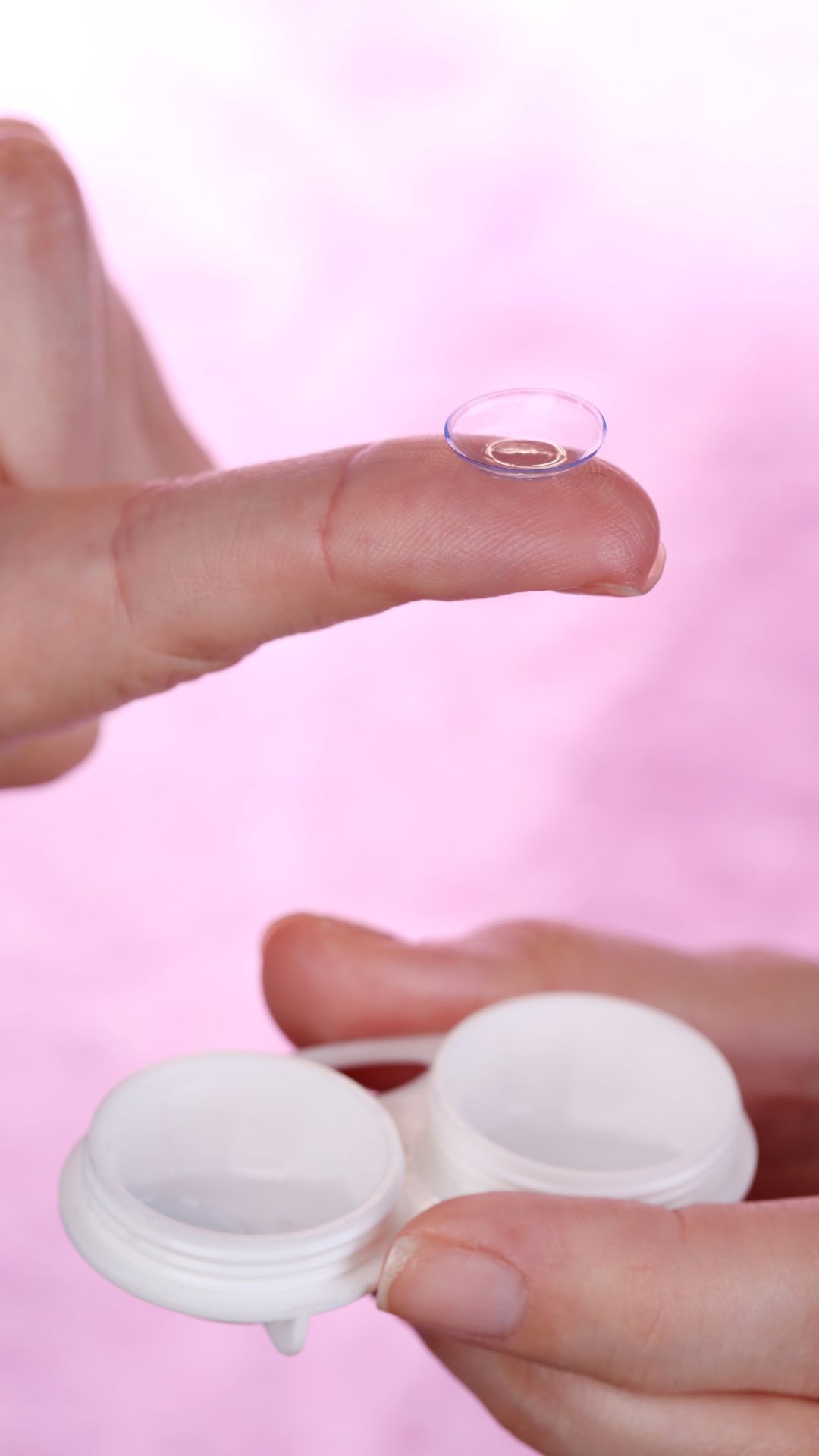 Keep your contact lenses clean