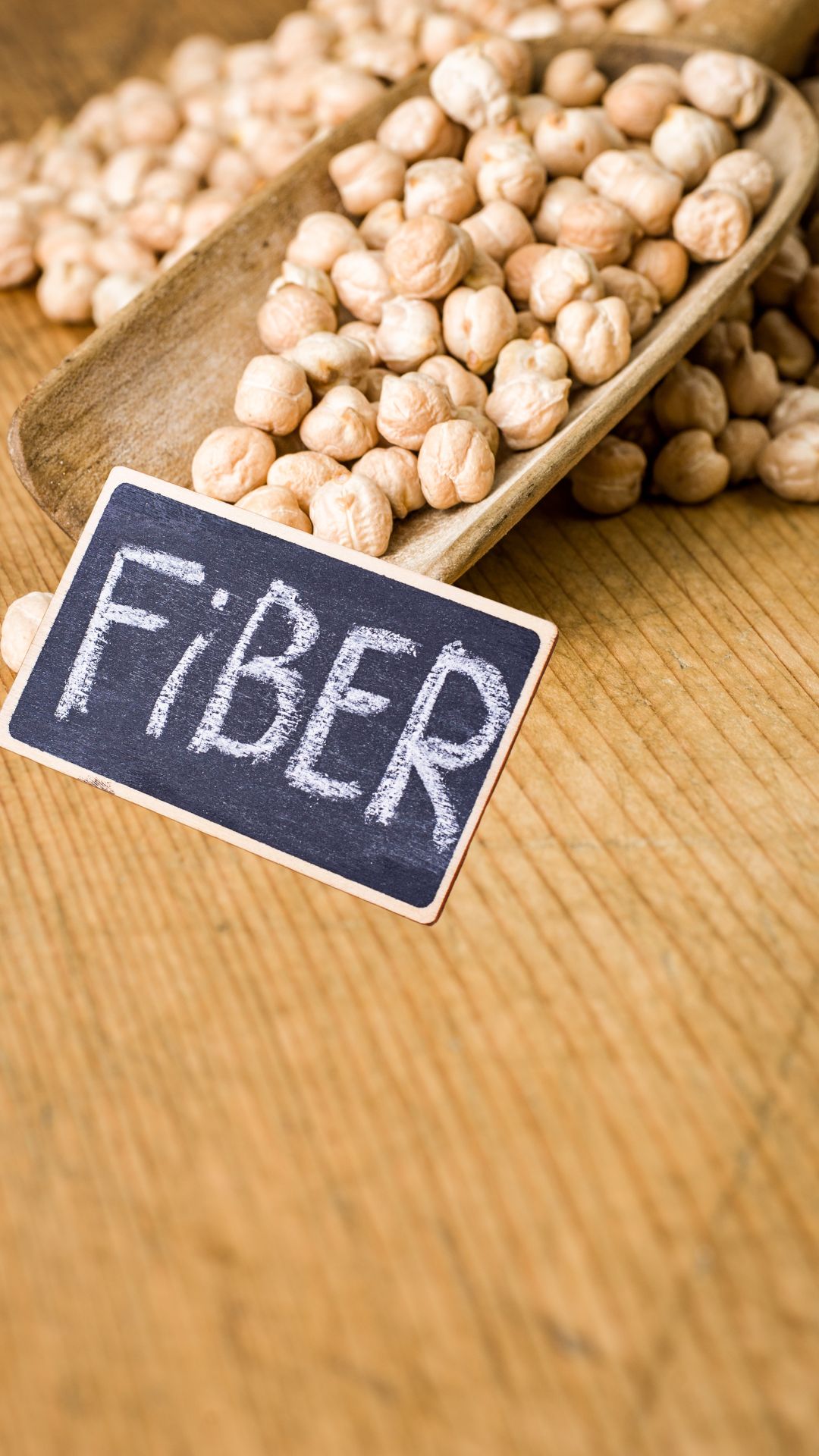 chickpeas fiber content