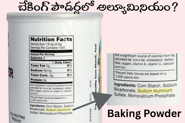 Aluminum in baking powder