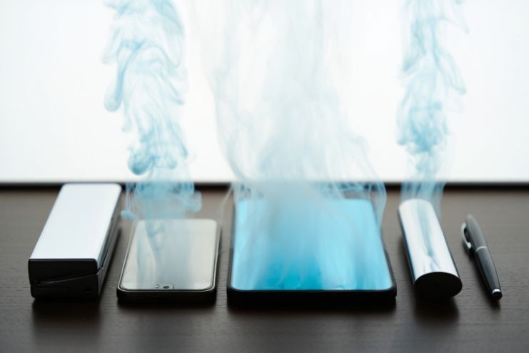 Stop using electronic devices