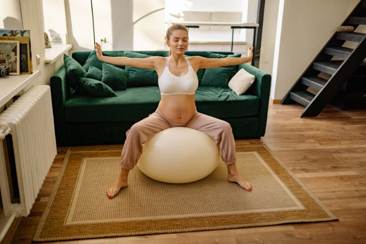 A woman should avoid exercising when pregnant