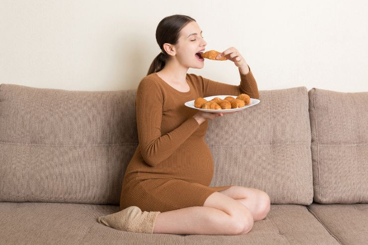 A woman should eat for two when pregnant