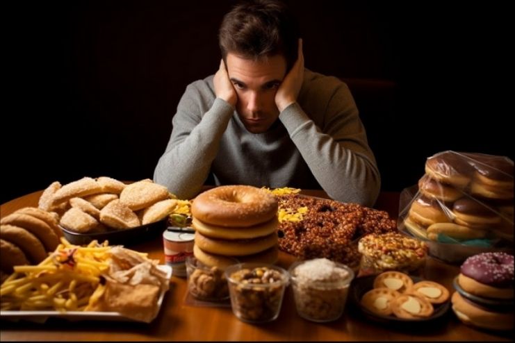 Depression and anxiety with processed foods