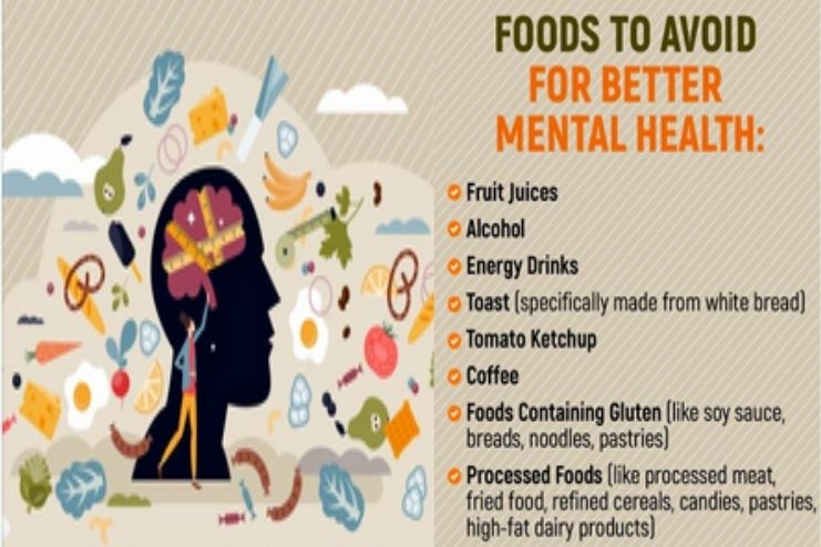 Foods to avoid for mental well being