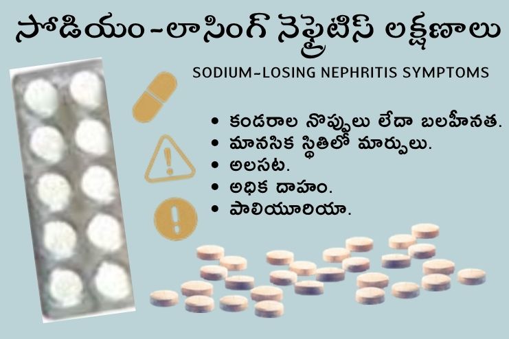 Sodium-losing nephritis Symptoms