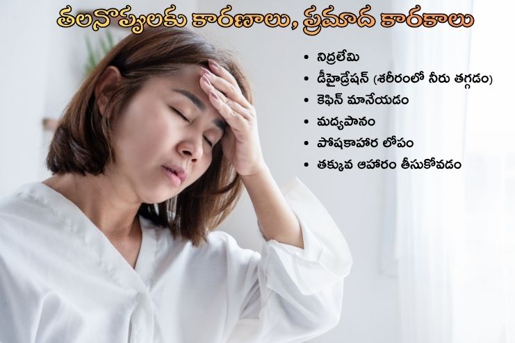 Causes and risk factors of headaches