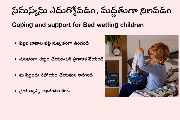 Coping and support for bedwetting